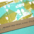 You Make Me Feel Like Dancing Card - detail