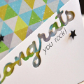 Congrats! You Rock! Card Detail