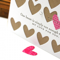 My Love For You Card - detail