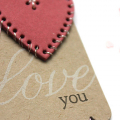 Love You Valentine Tag - detail