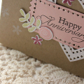 Happy Anniversary Card - detail