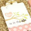 Love is in the Air Card - detail