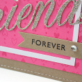 Friends Forever Bling Card - detail