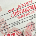 February Birthday detail