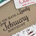 Lovely February Birthday detail