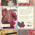 February Moments Layouts - right side