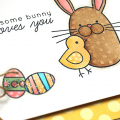 Some Bunny Loves You Card - detail