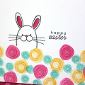 Flowers for Easter Bunny Card