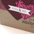 You & Me Valentine's Day Card - detail