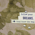 Follow Your Dreams Leaves Card