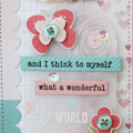 What a Wonderful World...Card