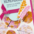 Supplies

Stamps: Leave It Be, A Little Inspiration
Ink: Hibiscus Burst, Orange Zest, True Black
Cardstock:Vintage Cream, Raspberry Fizz, Aqua Mist
DIes: Leave It Be, Mat Stack 5
Other:...