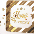 Happy Birthday Luxe Letterpress Card