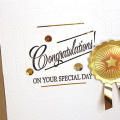 Congratulations Luxe Letterpress Card