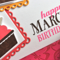 Happy March Birthday detail