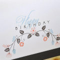 Happy Birthday Vine Card