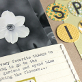Spring Flowers Layout - detail