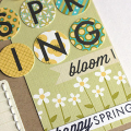 Spring Flowers Layout - detail