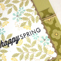 Happy Spring Card - detail