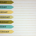 Days of the Week Journal Card