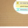 We Were Here Journal Card