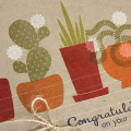 New Home Congratulations Card - detail