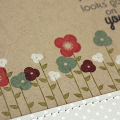 Happy Flowers Card - detail