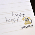 Happy Happy Birthday Card Detail