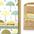 Rain, Rain, Go Away Card & April Showers Journal Card & Pocket