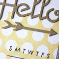 Hello Journal Card - detail