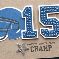 15th Birthday Champ Card - detail