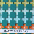 Modern Cross Quilt card
