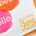 Happy June Birthday detail
