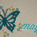 May Butterfly Journal Card