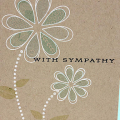 Daisy Sympathy Card