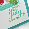 Happiest of July Birthdays detail