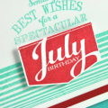 July Birthday detail