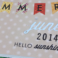 June Bucket List 2014 Layout - detail