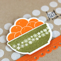 Oranges Just for You Card - detail