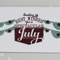 July Birthday Wishes Card