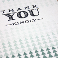 Thank You Kindly Card - detail