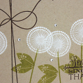 Tied Up Dandelions Card