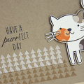 Have a Purrfect Day Card - detail