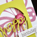 Happy Birthday Window Card Detail