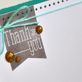 A Banner Thank You Card Detail