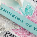 Thinking of You card - detail