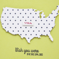 Supplies

Stamps: These United States, Polka Dot Basics, State Abbreviations

Ink: True Black, Pure Poppy

Cardstock: Limeade Ice, Rustic White

Dies: United States