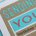 Sending Birthday Wishes Card - detail