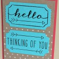 Hello & Thinking of You Card