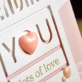 Sending You Lots Of Love Card Detail